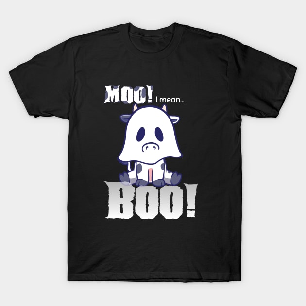 Ghost Cow T-Shirt by Kilmer Graphics 